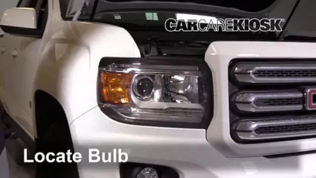 2017 GMC Canyon SLE 2.8L 4 Cyl. Turbo Diesel Crew Cab Pickup Éclairage Feux de route (remplacer l'ampoule)